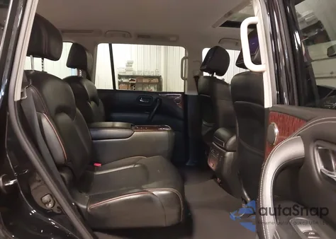 2017 Nissan Armada Platinum z USA, uszkodzony, nr VIN JN8AY2NEXH9707812